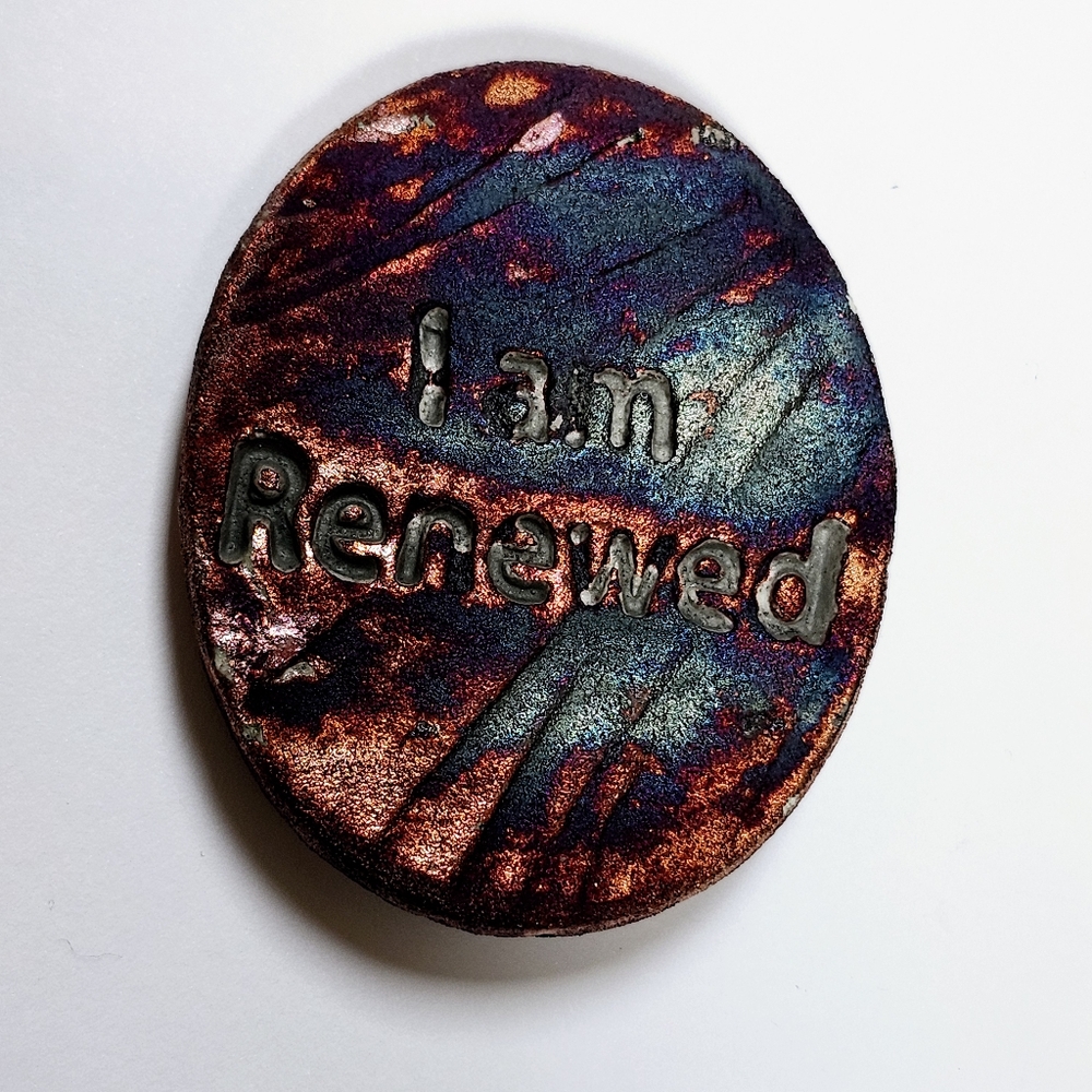 Butterfly Stone Raku Pottery - Picture 3 of 3